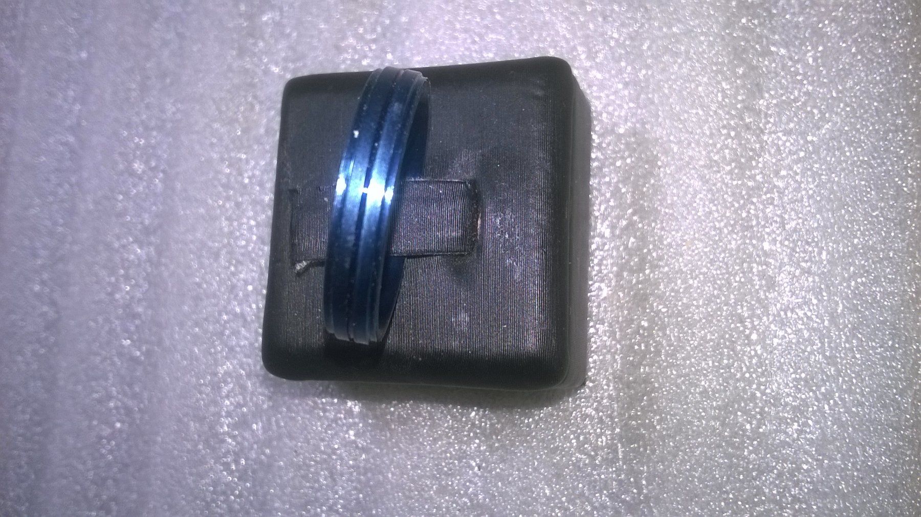 Ringe: RING EDELSTHAL,,,DUNCKELBLAU,,,GLANZIG – Neu (gemäss Beschreibung) aus Basel von bijoutrie_4 1