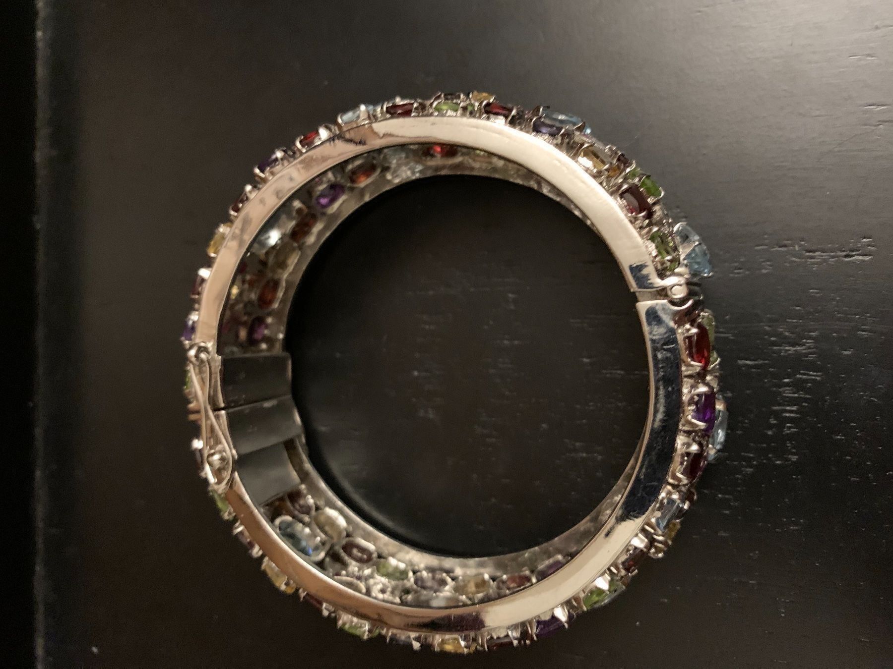 Bracciali & Braccialetti: Multicolor Edelstein Silber Armreif – Nuovo (secondo la descrizione) da Birsfelden venduto da Exclusivity 6