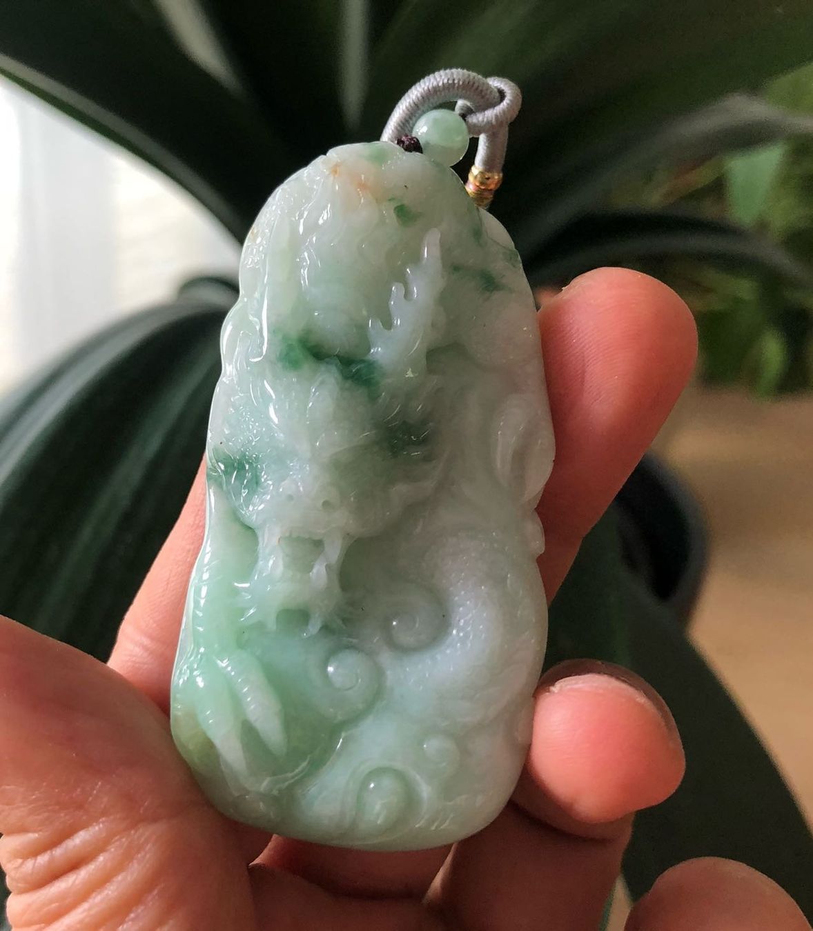 Ciondoli: Jade Drachenanhänger – Nuovo e nell'imballaggio originale da Bubendorf venduto da JadeParadise 2