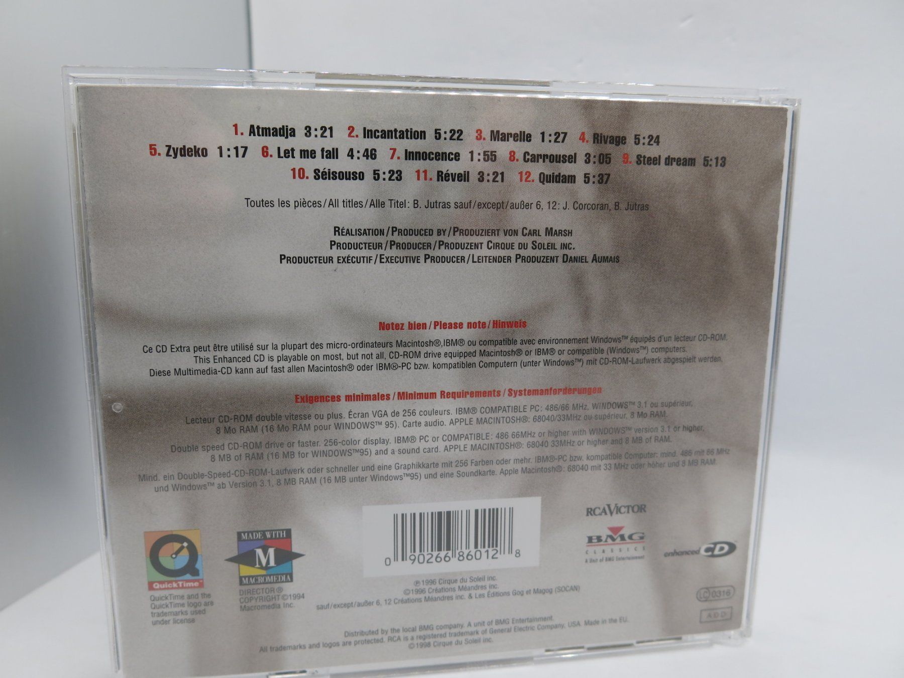 CD: CD Cirque Du Soleil – Quidam – Usato da Ernetschwil venduto da luisvonerni 2