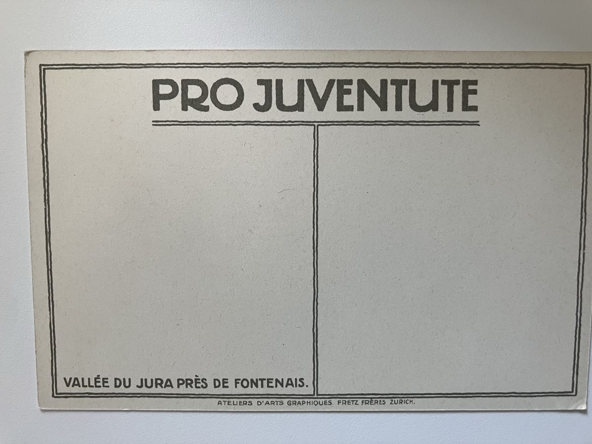 Cartoline postali: Pro Juventute AK 1915 Jura – Usato da Zürich venduto da Classic_Collection_Zurich 1