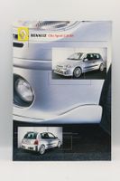 Renault Clio Sport 2.0/16V 2000 Prospektblatt
