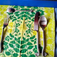 Service de table, 32 pcs acier, tollesTischservice 32 Stck.