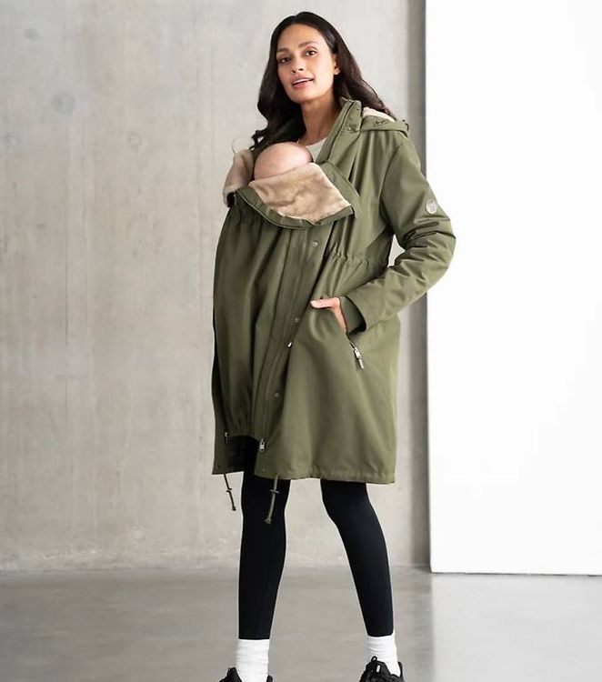 NEU Seraphine Tragejacke Umstandsjacke, 40, olive (Neu und