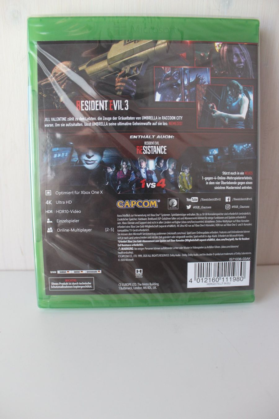 Giochi: Resident Evil 3 - XBOX ONE - NEU – Nuovo e nell'imballaggio originale da Ebertswil venduto da Ricogoeritz 1