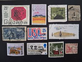 Briefmarken Konvolut international gebraucht