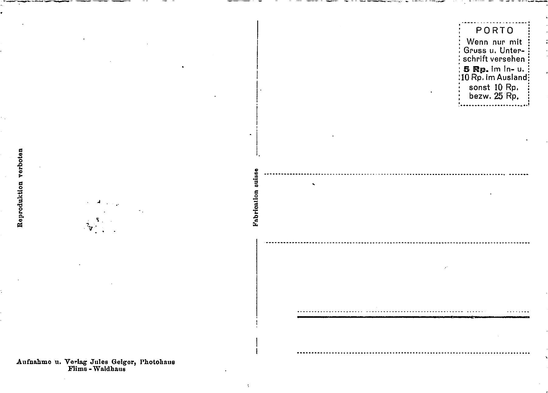 Cartoline postali: 2x Flims – Usato da Ottikon b.Kemptth. venduto da Neptun1974 3
