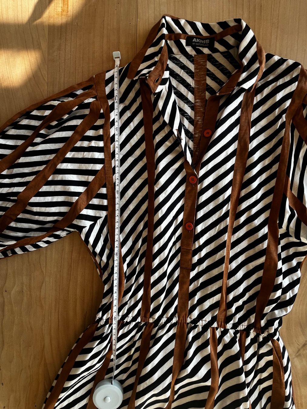 Akris Vestiti: Kleid AKRIS, VINTAGE, Streifenmuster – Usato da Horw venduto da Pem1278 5