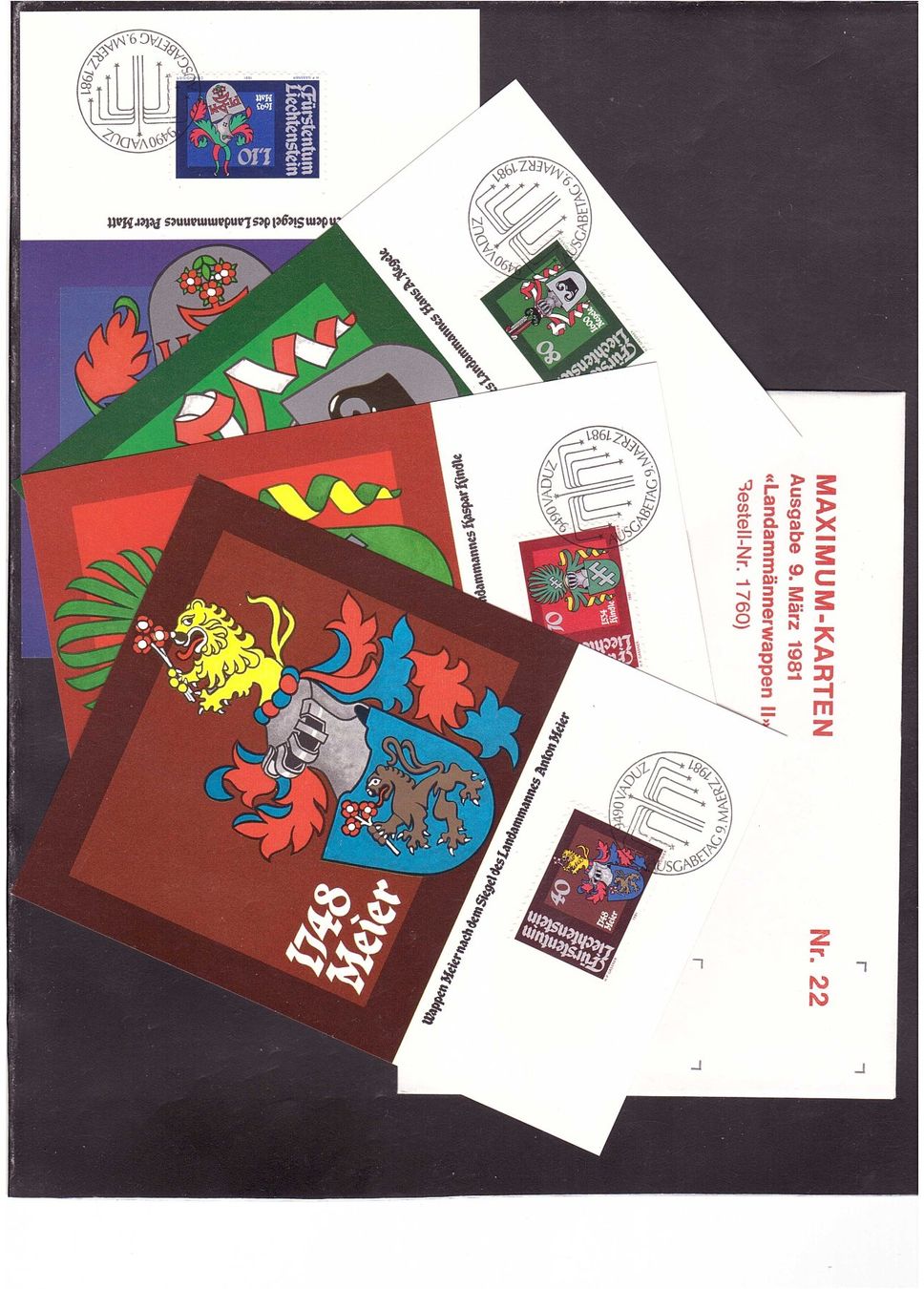 Alle Briefmarken: Maximum Karten Nr. 22 – Gebraucht aus Rheinau von loxis