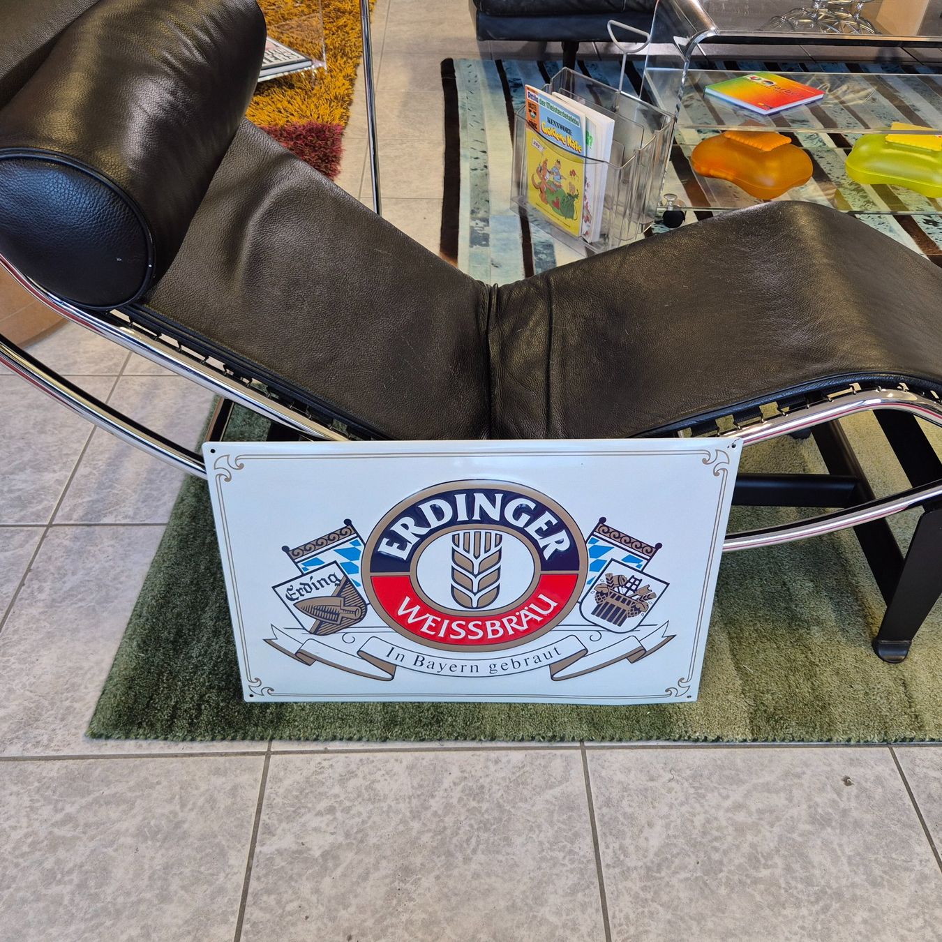 Insegne: Erdinger Weissbräu Relief Werbeschild Blechschild Schild – Usato da Nottwil venduto da Wondewa-Shop 9