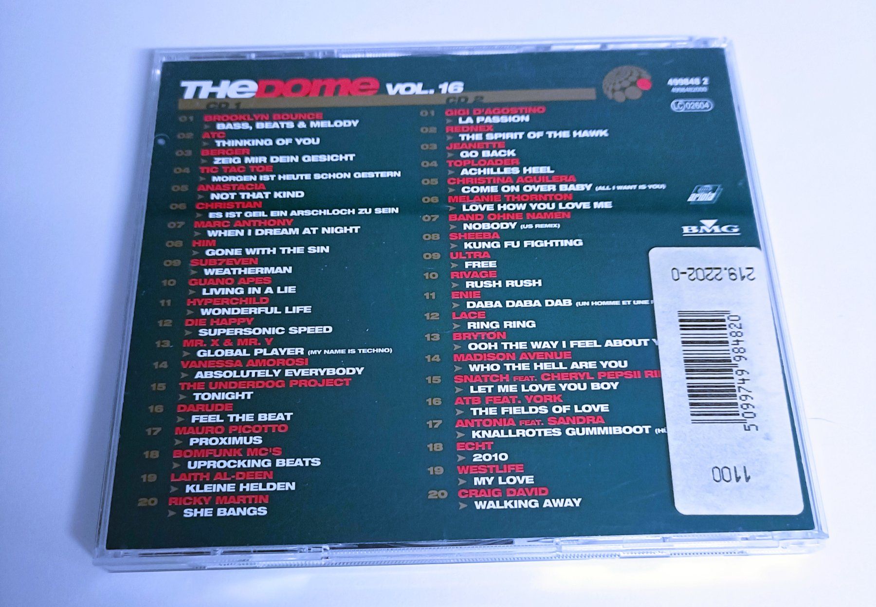 CDs: The Dome Vol. 16, Doppel-CD 2000, Hit Compilation | CD - R3 – Gebraucht aus Köniz von Listeningthings 3