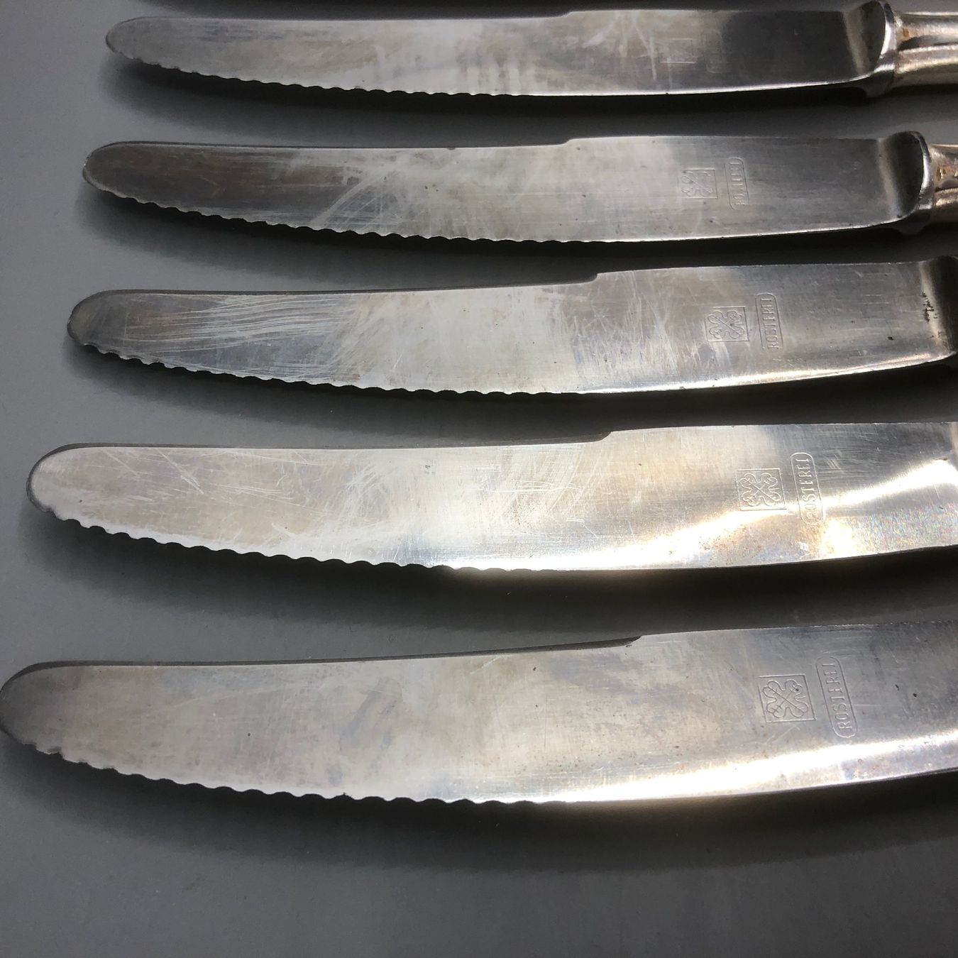 Posate: 6 Messer versilbert Komet – Usato da Basel venduto da Tiabeanie 5