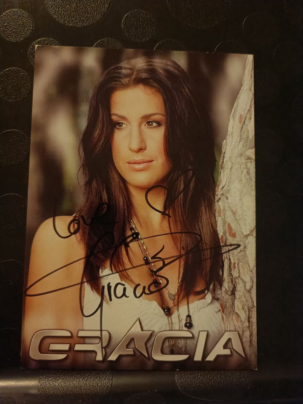 Autografi: Gracia - handsignierte Autogrammkarte – Usato da Menziken venduto da Artographs