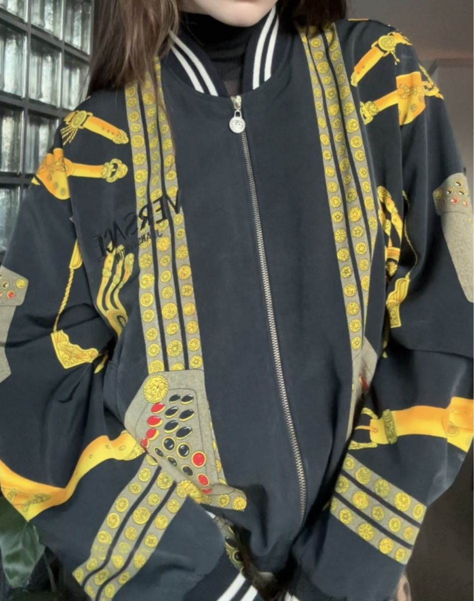 Versace Giacche: Versace seiden bomber – Usato da Zürich venduto da cestandrina 4