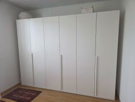 Armoire blanche 6 portes Pfister