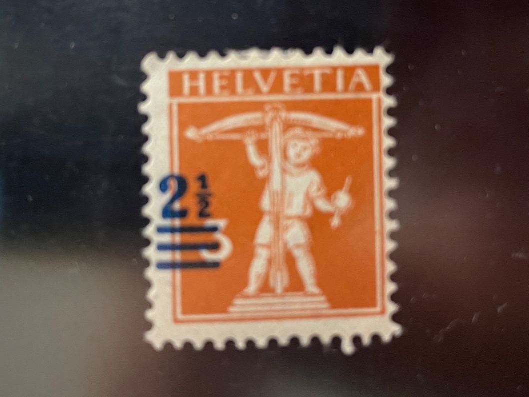 Tutti i francobolli: 2,5 cts décalé – Usato da Sonceboz-Sombeval venduto da Comment2