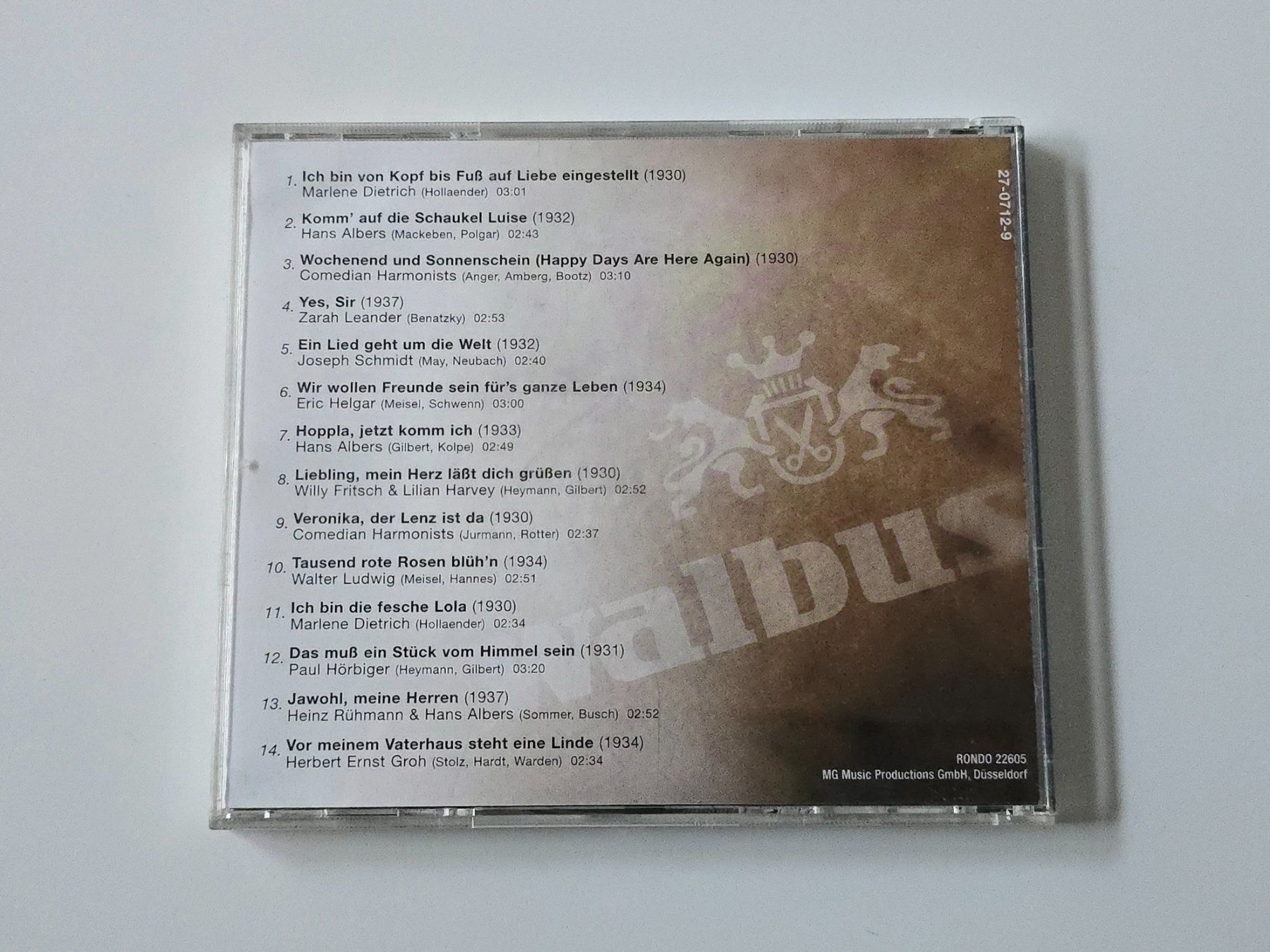CD: CD Die schönsten Hits der 30er Jahre – Usato da Dättlikon venduto da Wundertuete_ 1