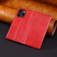 Galaxy A32 4G - étui à rabat support portefeuille rouge