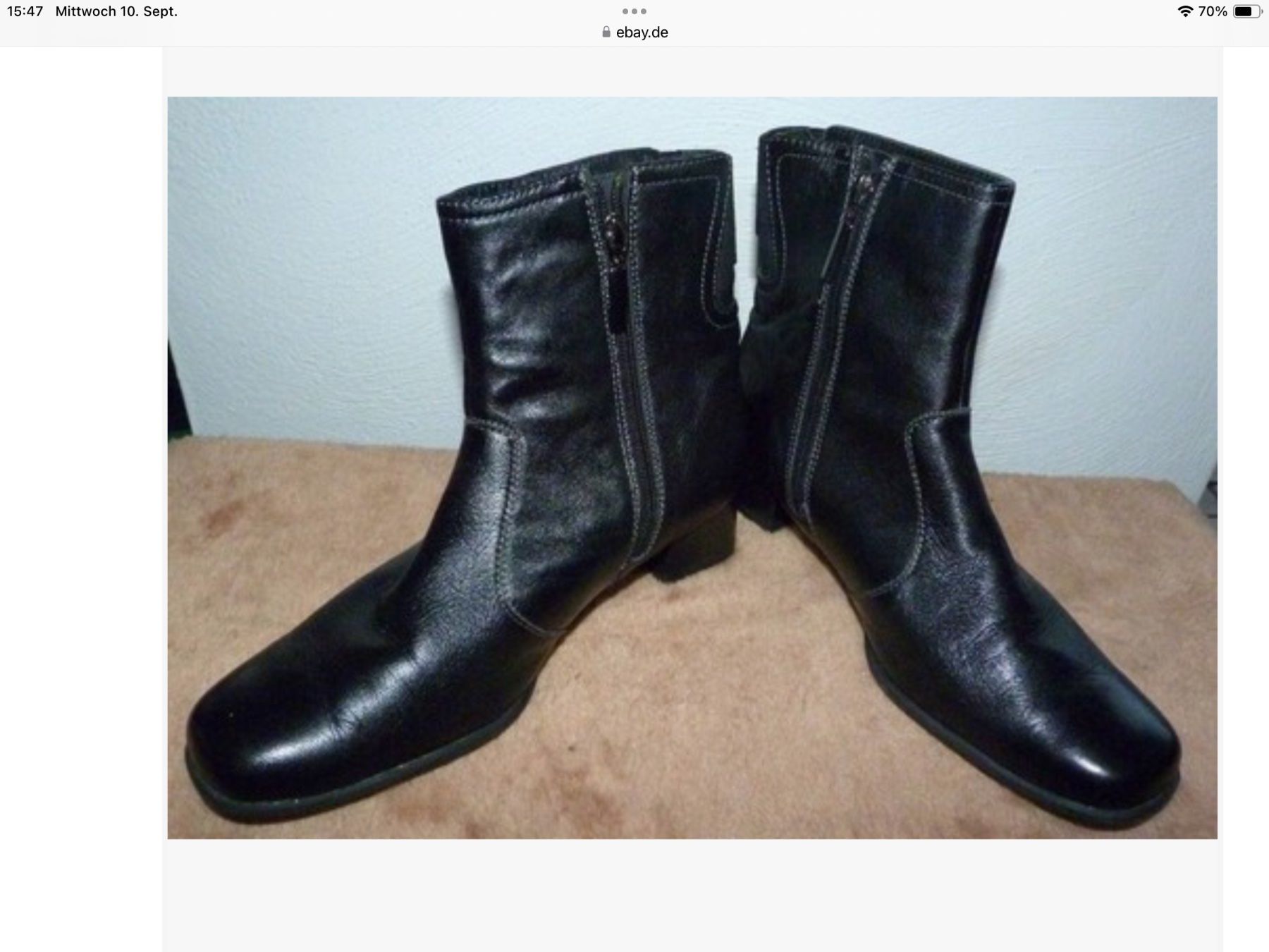 Damenschuhe: Medicus Stiefeletten schwarz 39 (6,5) mit Warmfutter – Neu (gemäss Beschreibung) aus Landschlacht von girris100 7