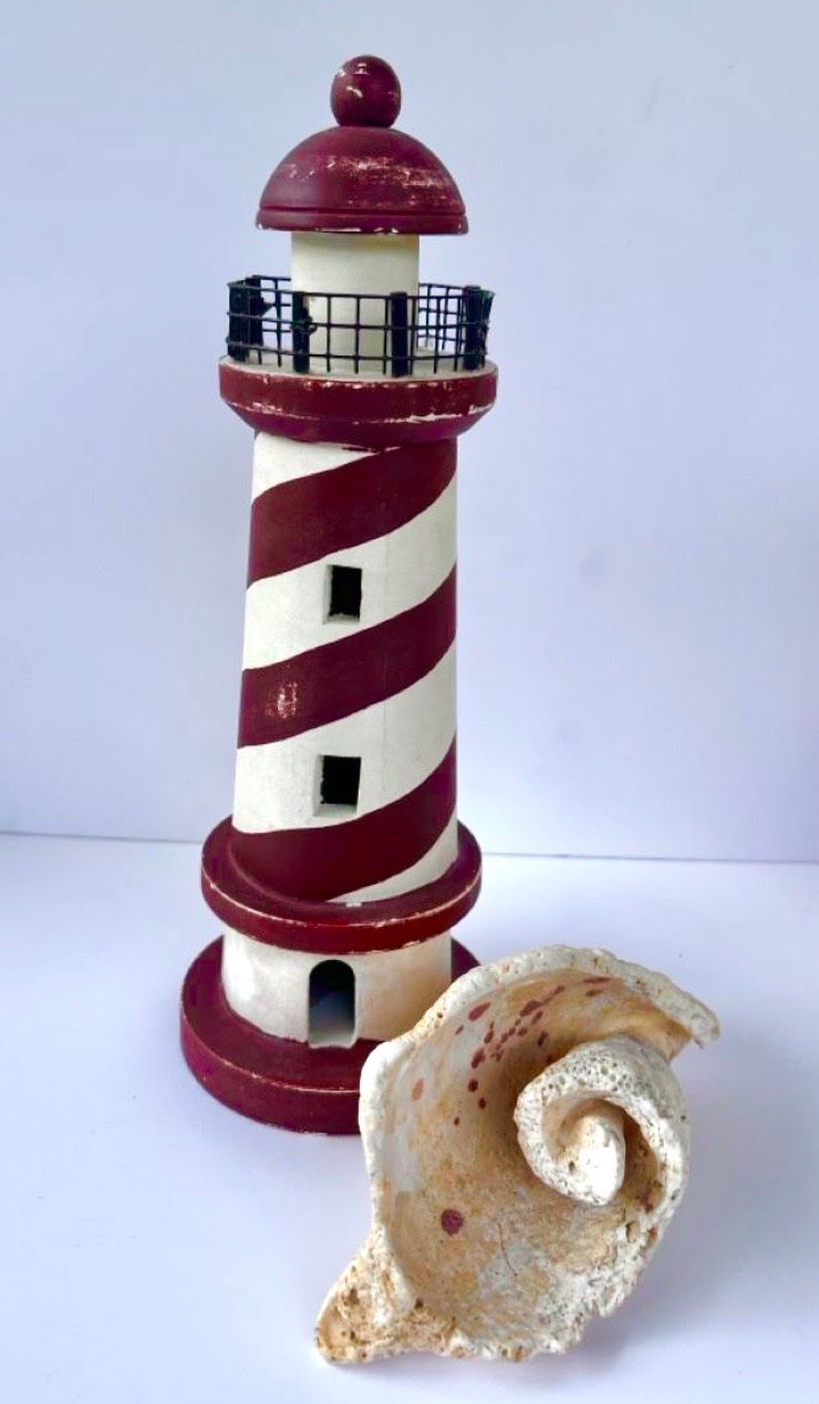 Tutte le decorazioni: Leuchtturm Deko mit Muschel – Nuovo (secondo la descrizione) da Altdorf UR venduto da JanAil