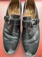 BALLY Mokassins Schnalle Leder Schwarz Herren Gr.9E ( 42)