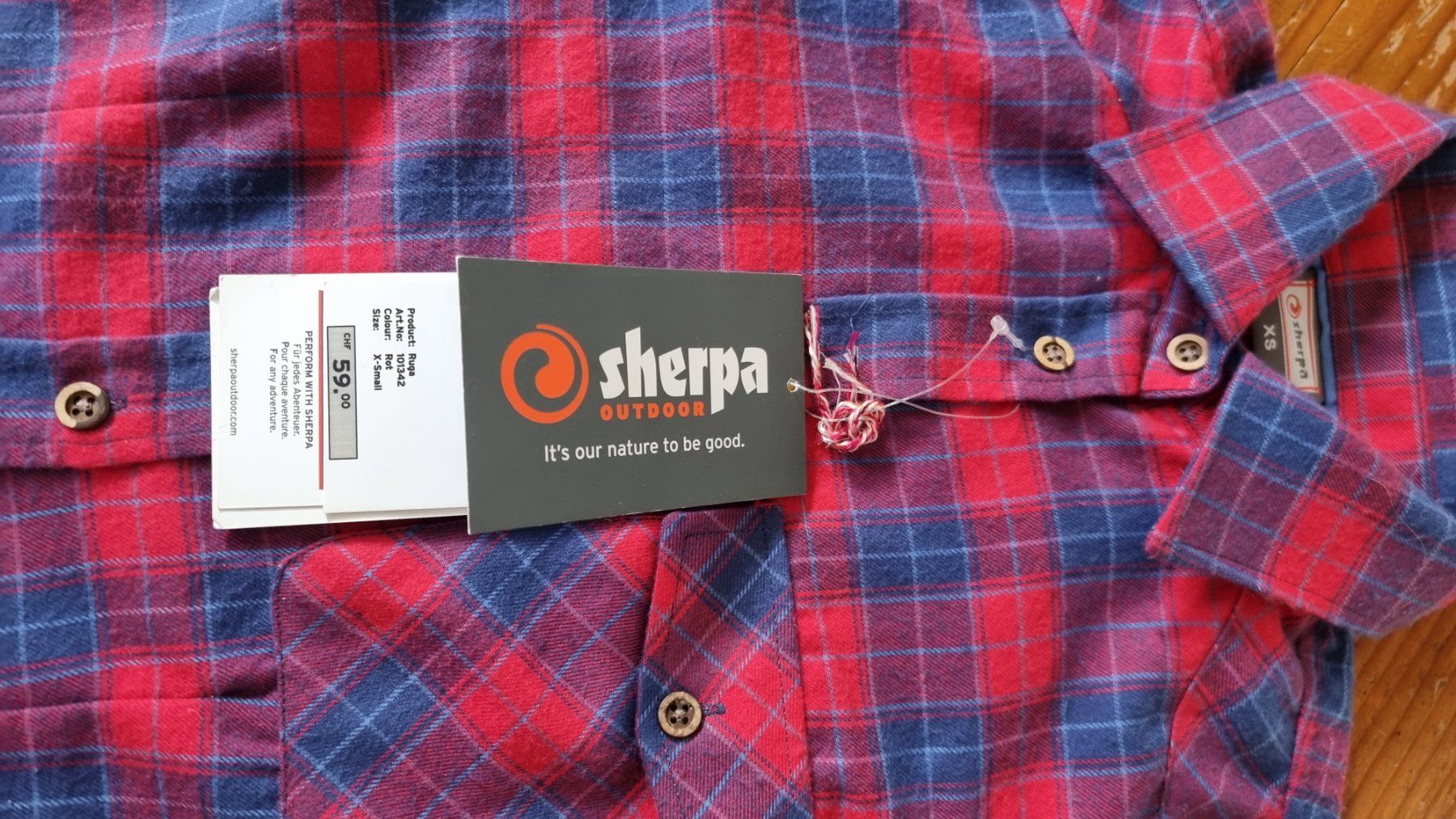 Sherpa Camicette: Neues sherpa Hemd neu – Usato da Wigoltingen venduto da Zuckerfee84 2