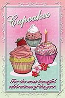 Blechschild-CUPCAKES-FOR THE MOST BEAUTI