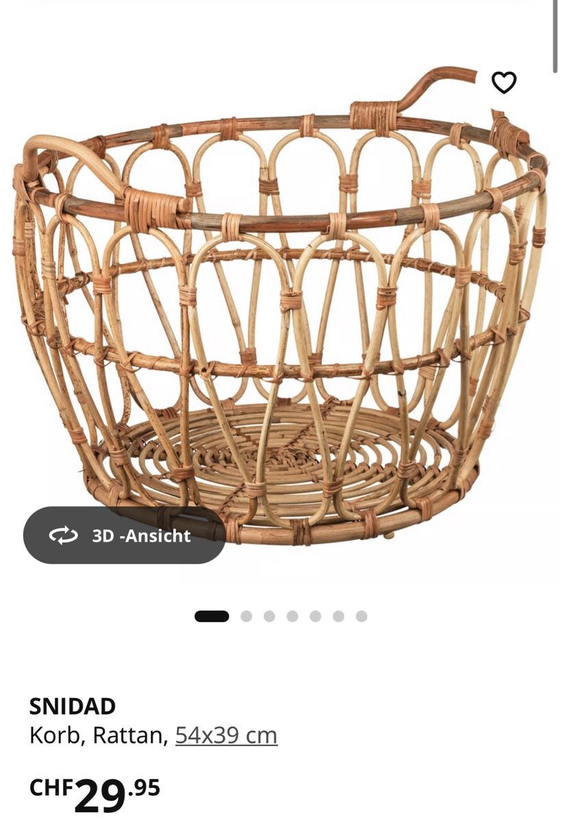 Ikea Autres articles pour la maison: Korb SNIDAD IKEA – D'occasion à Thun par ann_j9cx 4