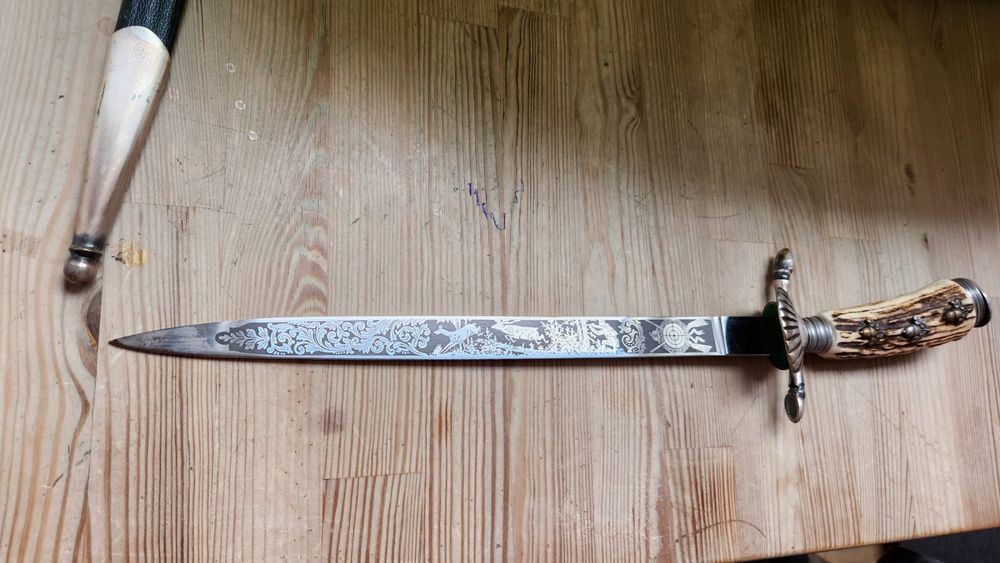 schöner Hirschfänger/ Jagddolch Kaufen auf Ricardo