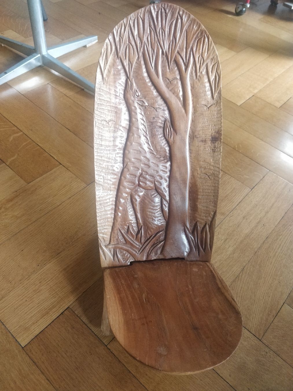 Sgabelli: Petit siège en bois du Bénin – Usato da Chêne Bougeries venduto da guimzou