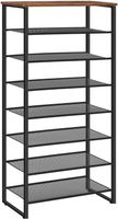 Metall Schuhregal mit 8 Ebenen, Grosse Schuhablage, Schrank