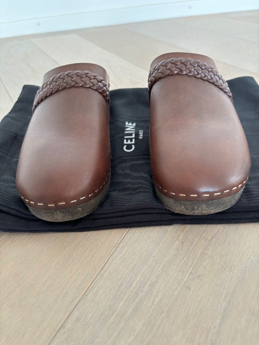 Celine Scarpe da donna: Celine Damen clogs Leder braun Grösse 39 – Usato da Kloten venduto da mybestbrands 1