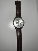 Elegante Herrenuhr von Tommy Hilfiger mit Lederarmband