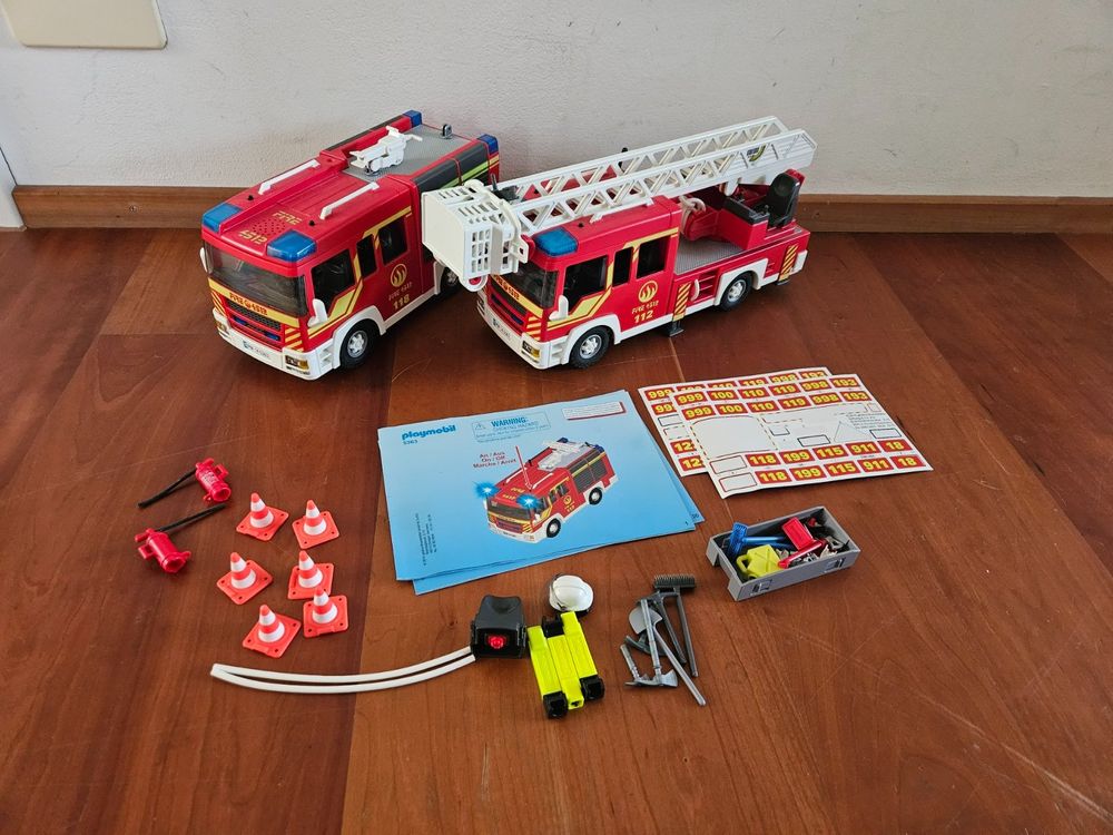 PLAYMOBIL * POMPIERS * Casque Blanc 5337 5361 5362 5363 5364 5365 9503