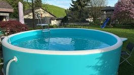 POOL TOOl Struktur Pool 300x125cm mit Sandfilter-Salzwasser!