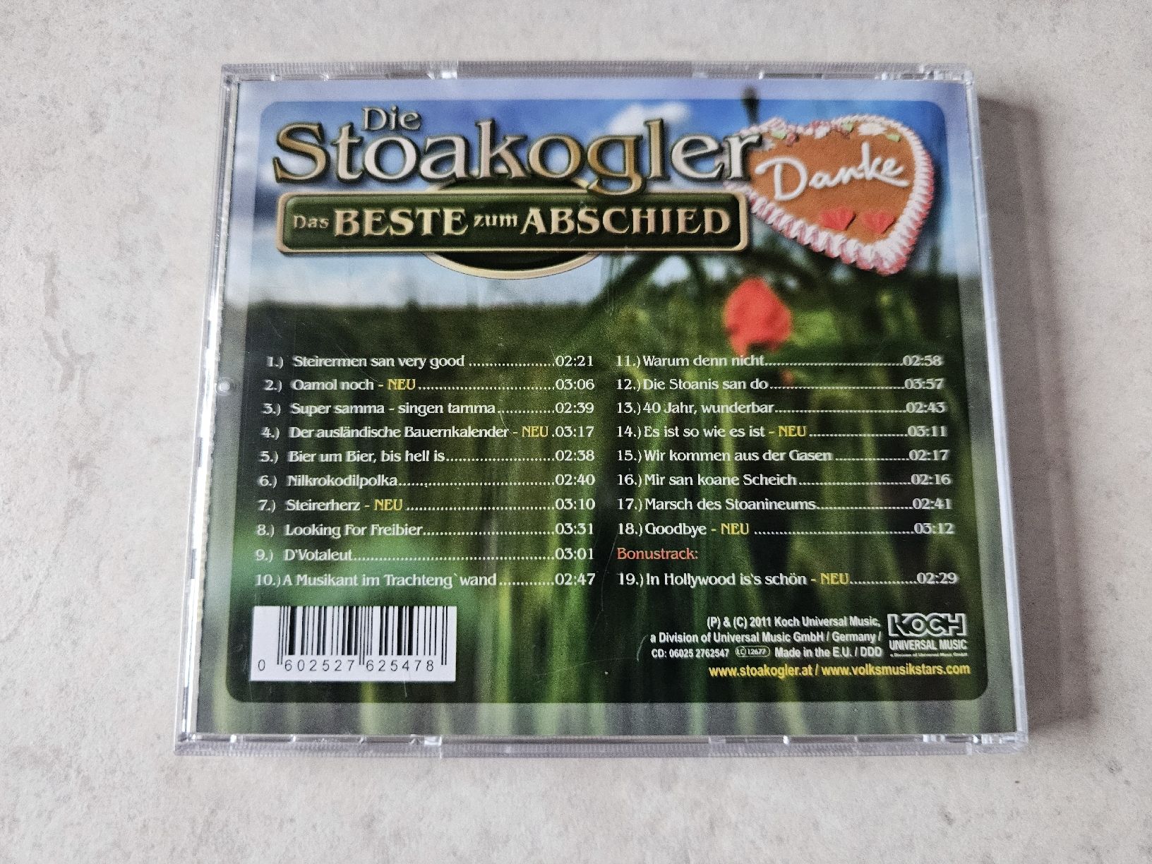 CDs: Die Stoakogler  -  Das Beste zum Abschied – Gebraucht aus Schneisingen von backstore24 1