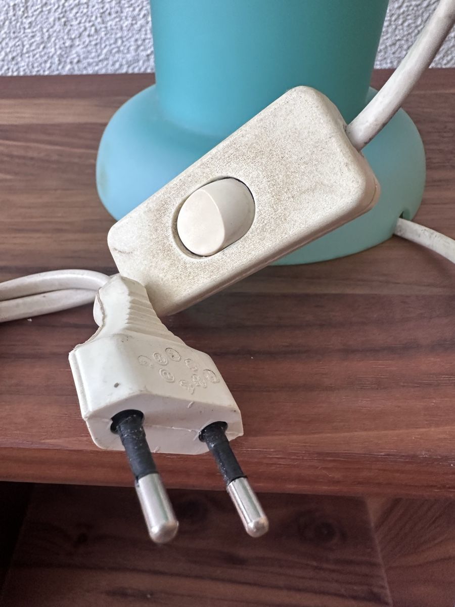 Murano Lampen: Murano Puntoluce Lamp - Turquoise Table Lamp – Gebraucht aus Zürich von Ddechkovd 5
