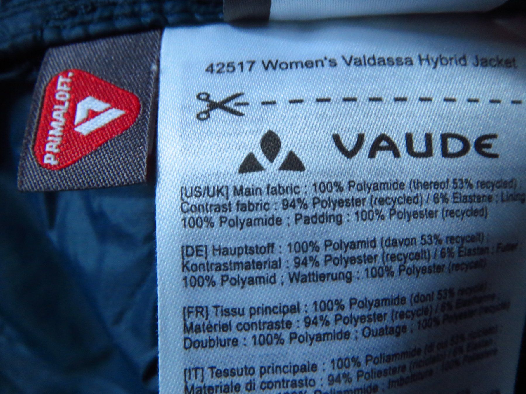 Vaude Jacken: NEUE VAUDE Damen Jacke Gr 34/ PRIMALOFT – Neu (gemäss Beschreibung) aus Kiental von Anna8702 8