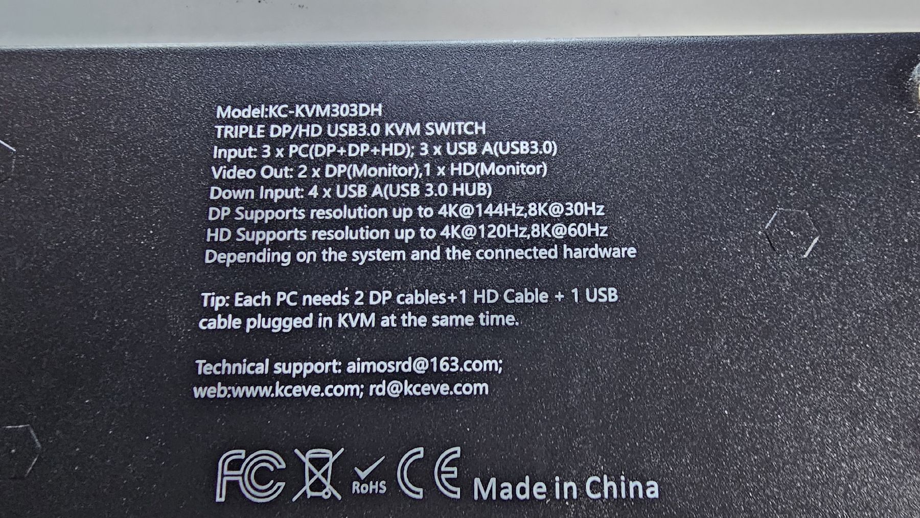PC: KVM Switch 8K – Usato da Oberdiessbach venduto da 56292 3