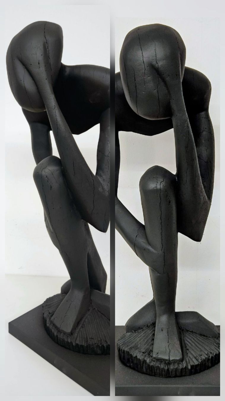 Sculture & Statue: HOLZSKULPTUR "DER DENKER" – Usato da Rieden AG venduto da mar_97nb 2