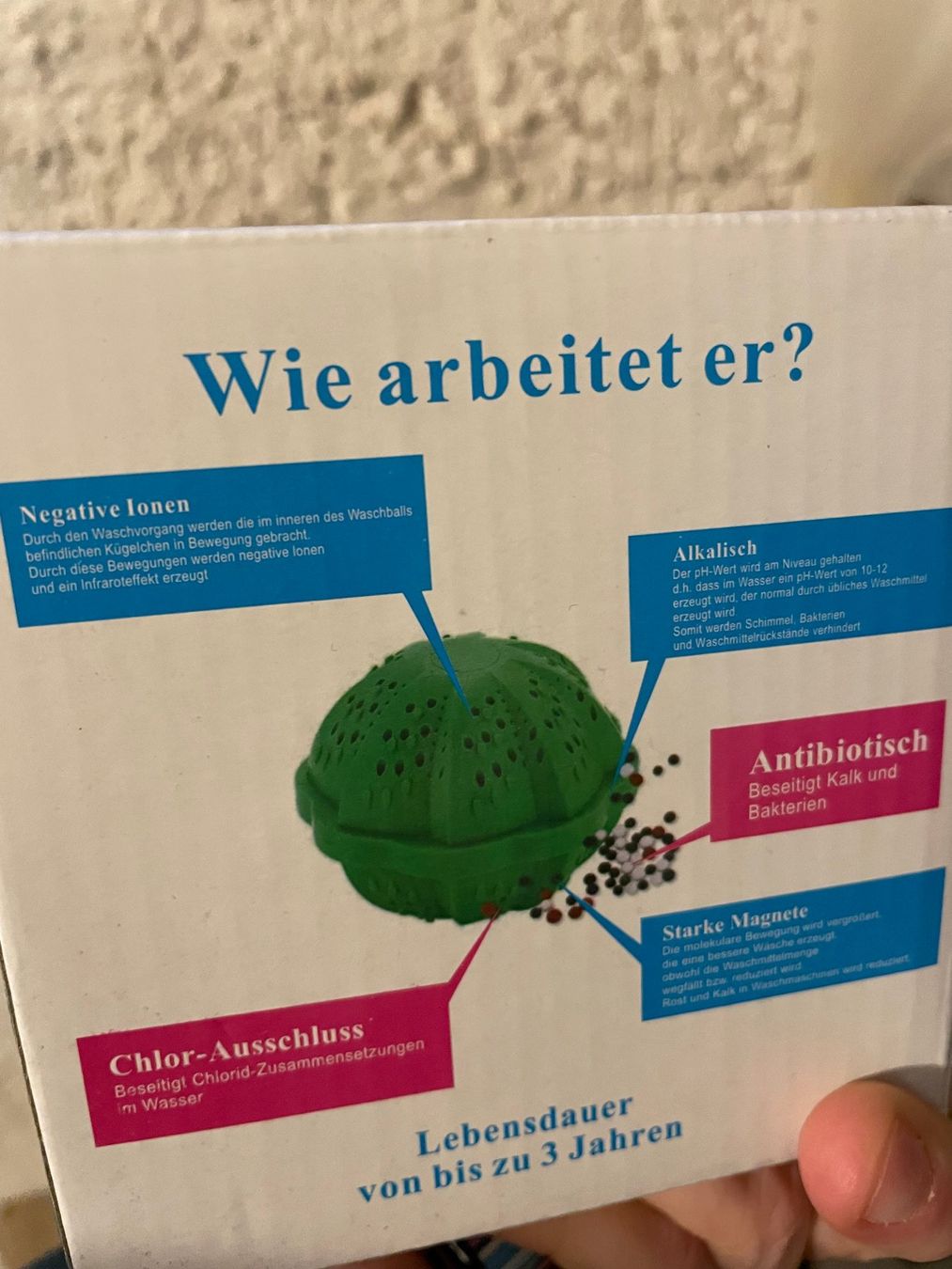 Pflegeprodukte: ökologischer Wasch Ball – Neu und originalverpackt aus Winterthur von calbecht