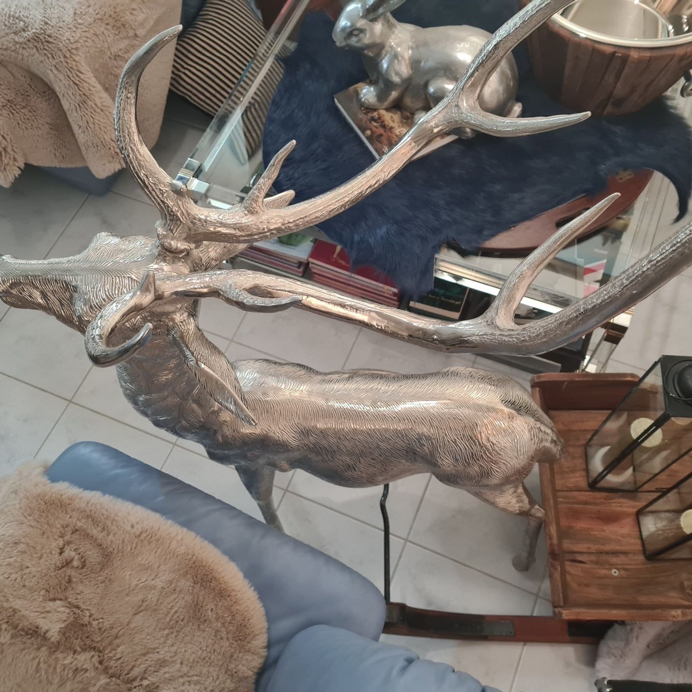 Sculture & Statue: Hirsch Alu Massiv – Nuovo (secondo la descrizione) da Dussnang venduto da Mak13 2