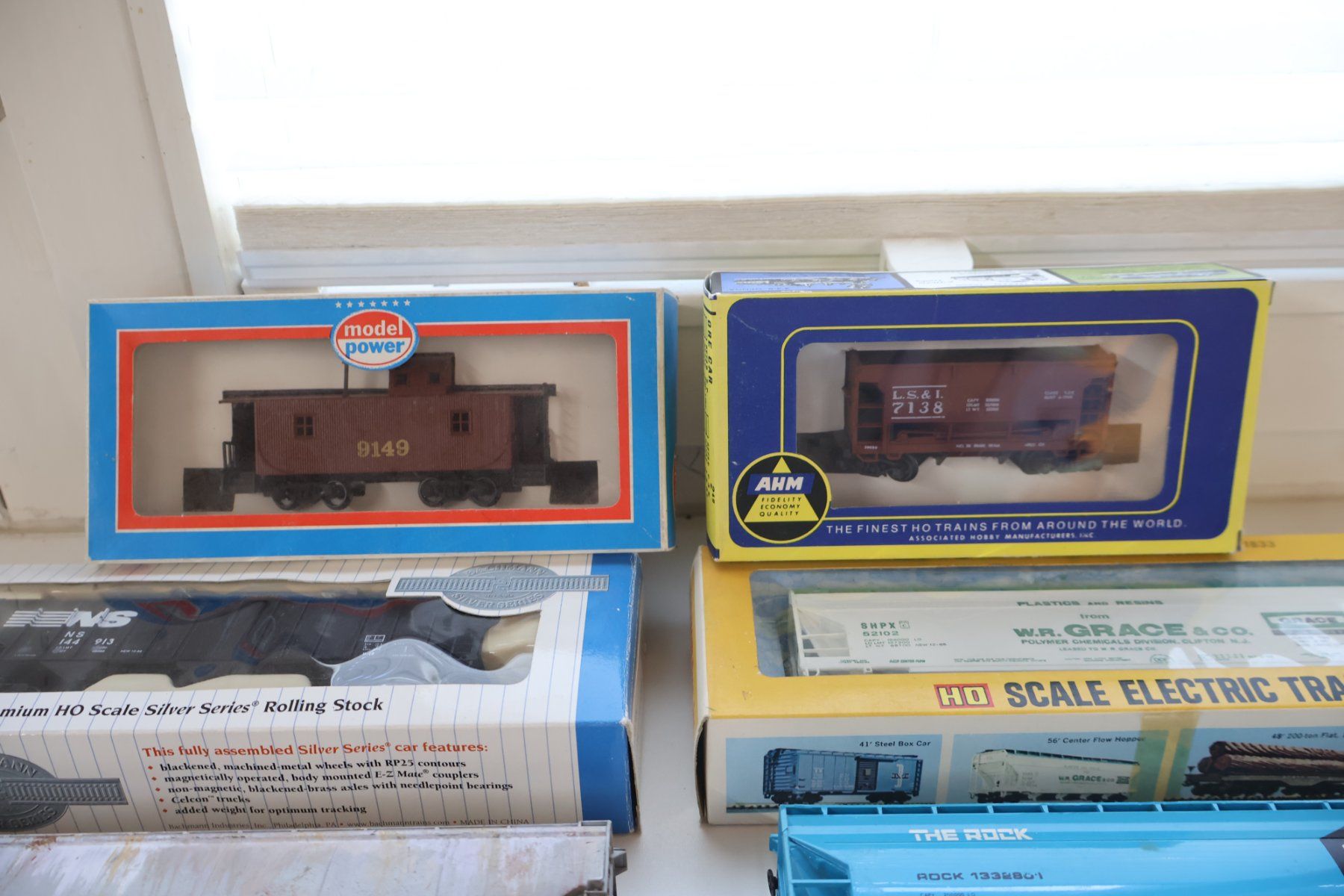 Modellini di ferrovie: Bachmann & Co - 8 x US Güterwagen Set - H0 – Usato da Winterthur venduto da Monstera 3