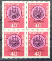 Deutschland-Mi 752 ** Viererblock (42)