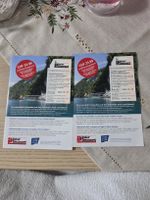 2x Schifffahrtstageskarten Klasse 2 