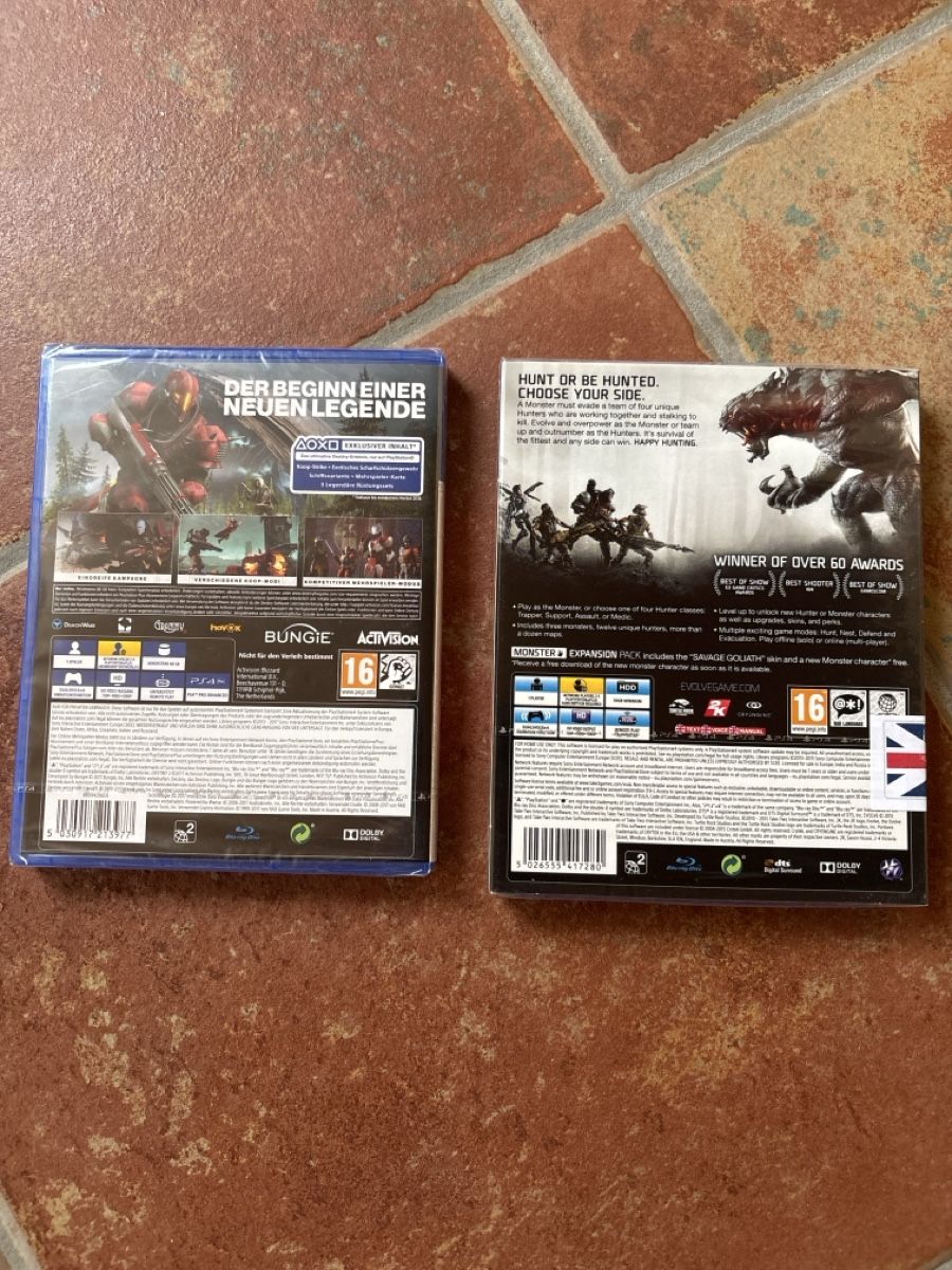 Sony Giochi: PS4 Games - Evolve & Destiny 2 – Nuovo e nell'imballaggio originale da Waldstatt venduto da Imaginary 1