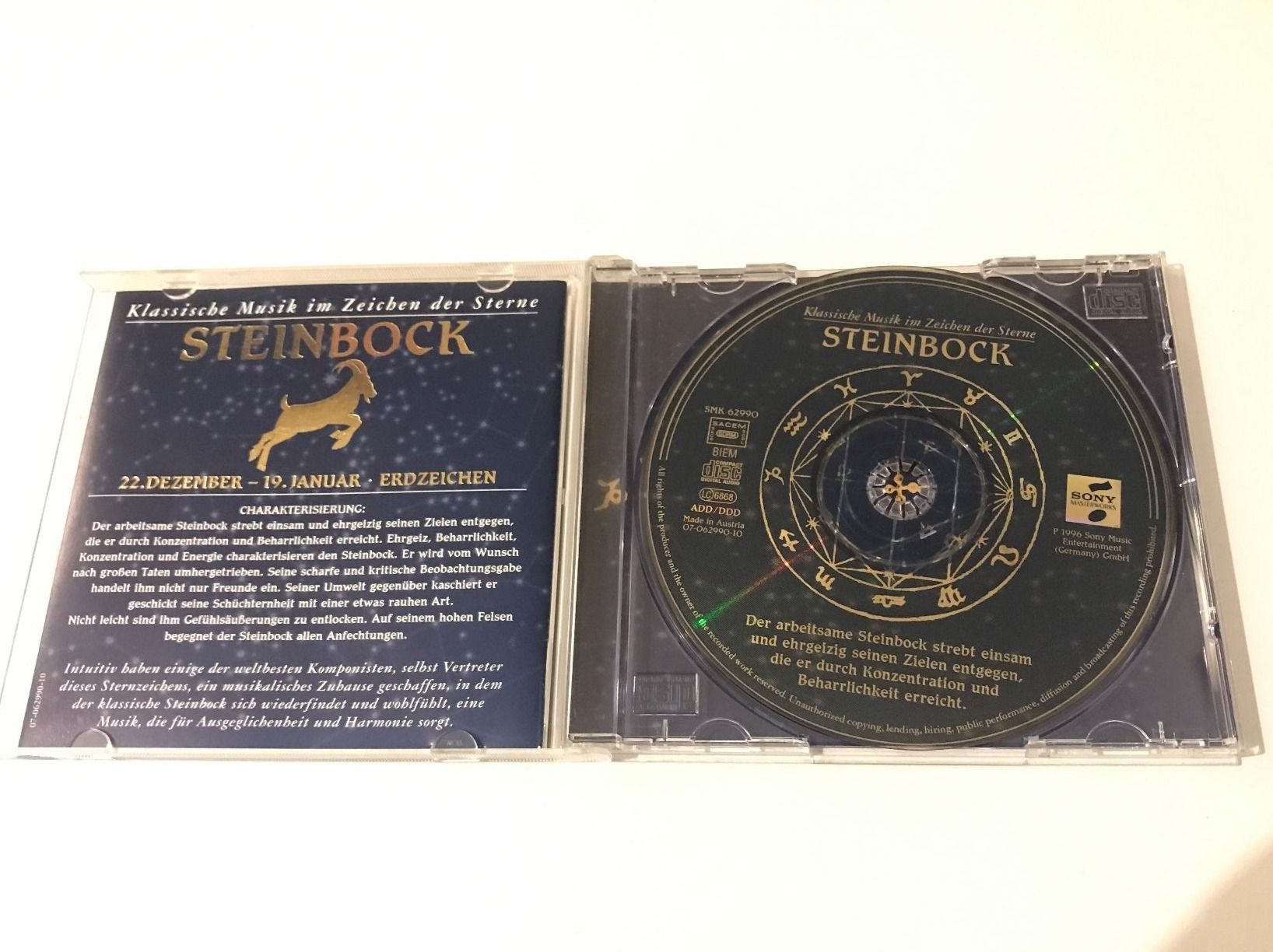 CDs: CD- Klassische Musik im Zeichen der Sterne- Steinbock – Gebraucht aus Guntershausen von Gloominati 2