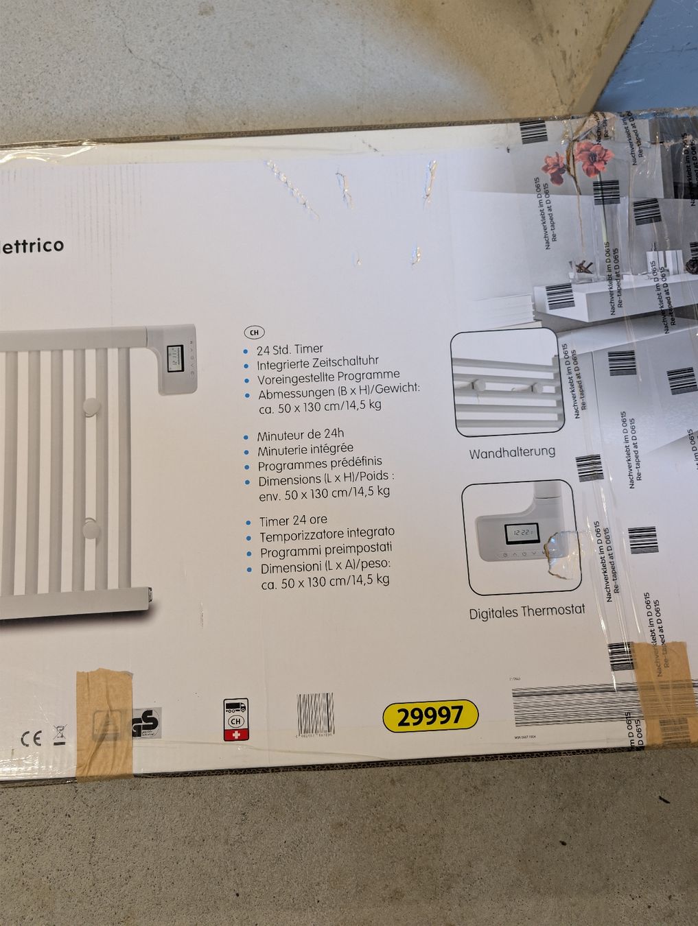Radiatori: Elektro-Badheizköper – Nuovo (secondo la descrizione) da Dübendorf venduto da awaisgman 1