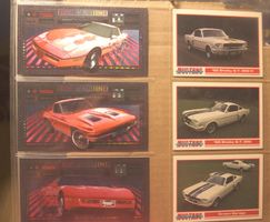 Auto Sammelkarten Set Corvette Mustang Milestones guter Z...