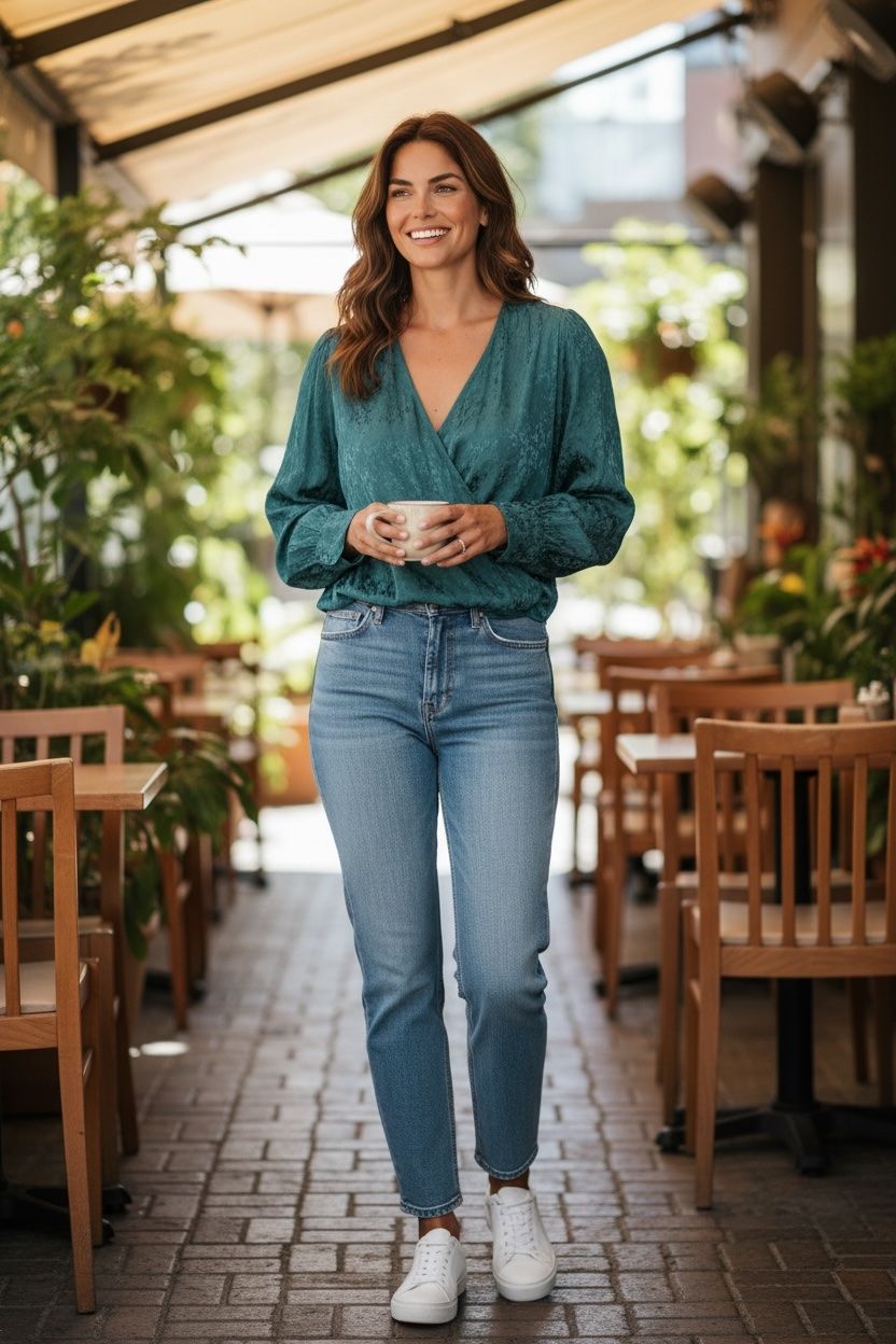 Grace Camicette: Grace & Mila blouse pétrole - neuve - taille M – Nuovo e nell'imballaggio originale da Vuisternens-Romont venduto da gol_xp6p